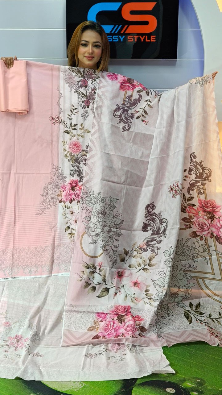 New Premium Zom Zom Lawn Three Piece