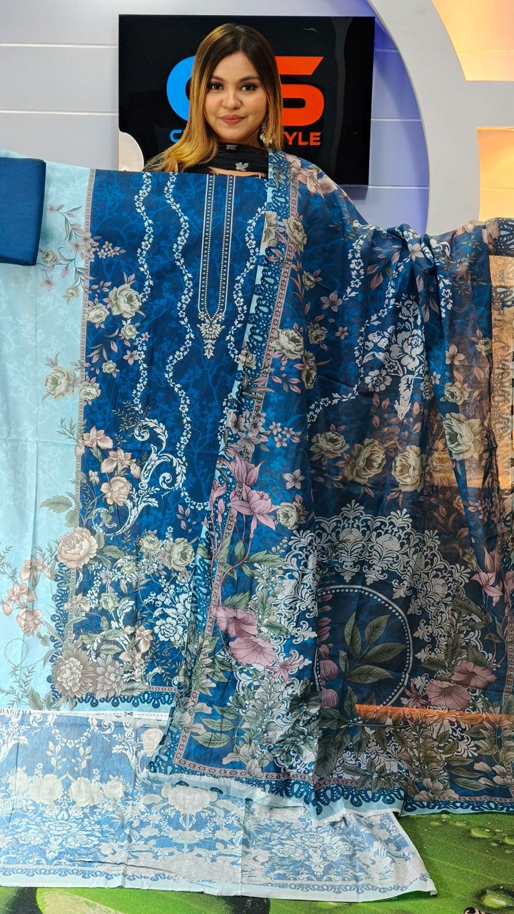 New Premium Zom Zom Lawn Three Piece